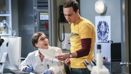 Кадр из 8 серии 10 сезона сериала «Теория большого взрыва»