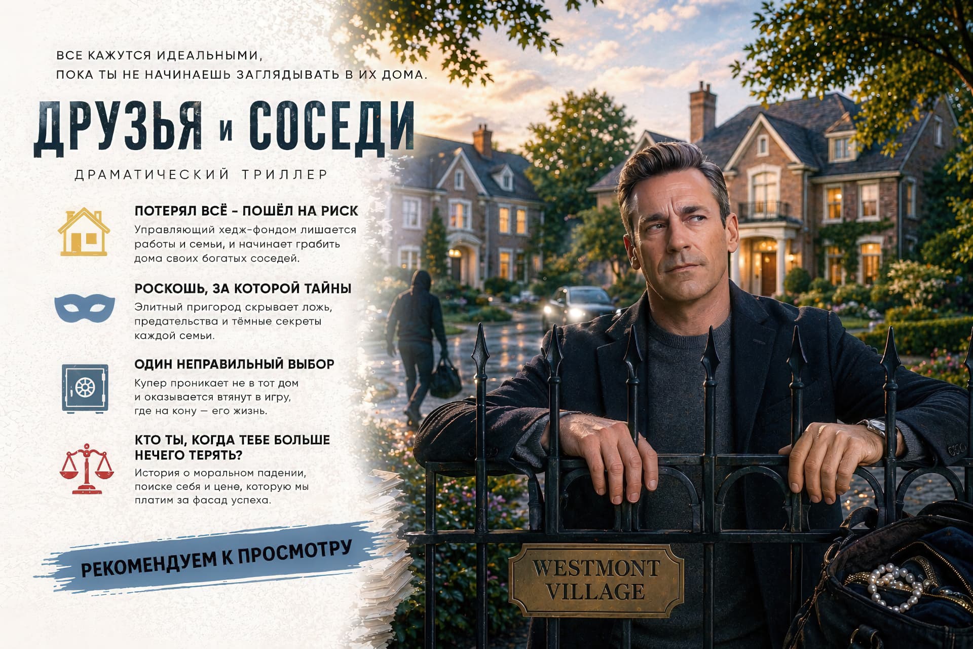 Информационный баннер сериала «Друзья и соседи»
