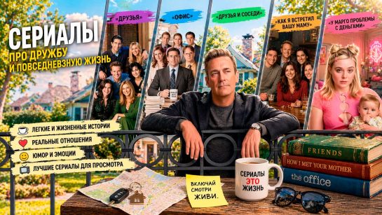 Сериалы про дружбу и повседневную жизнь